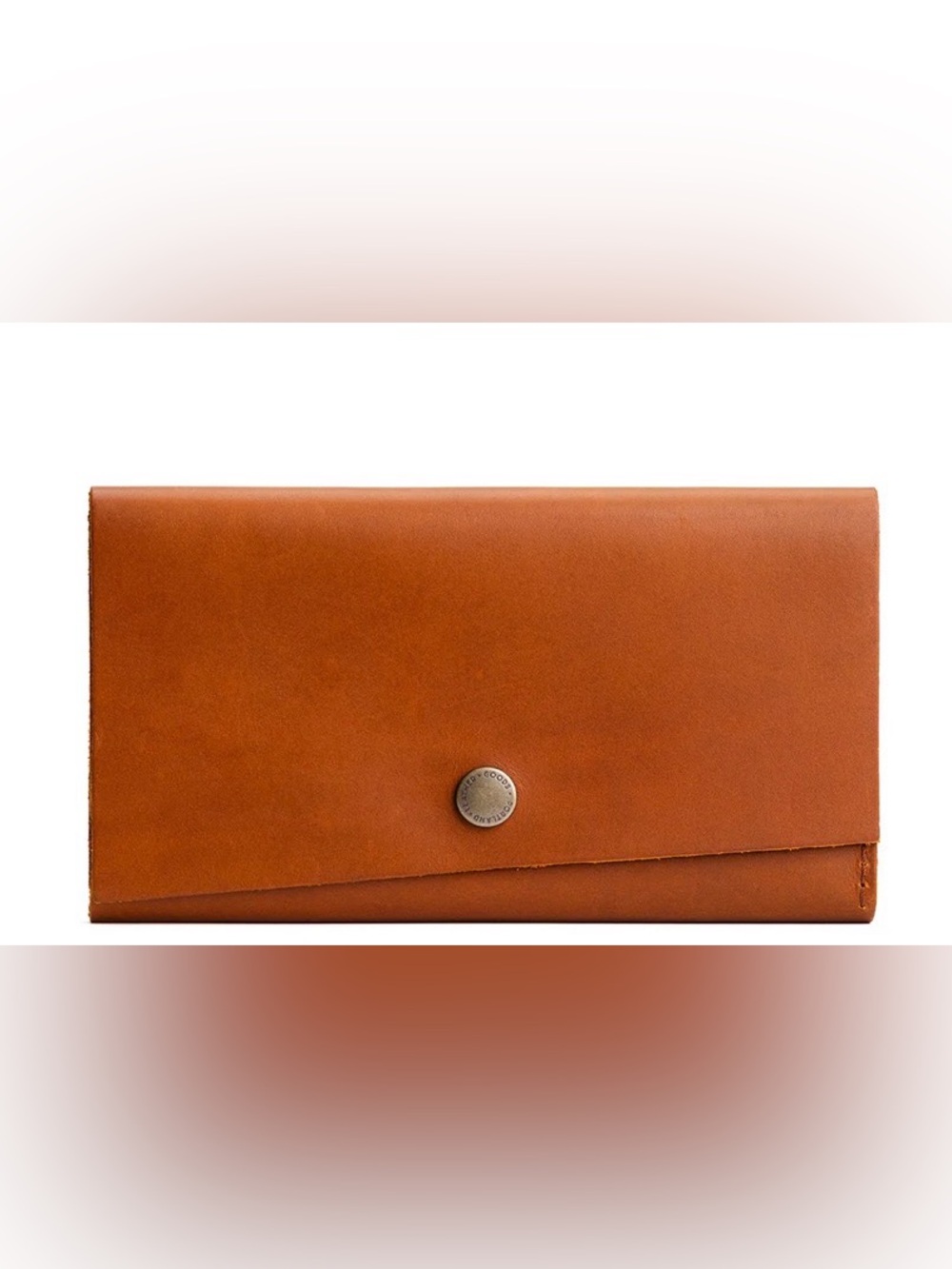 Portland Leather Envelope Wallet  in Honey